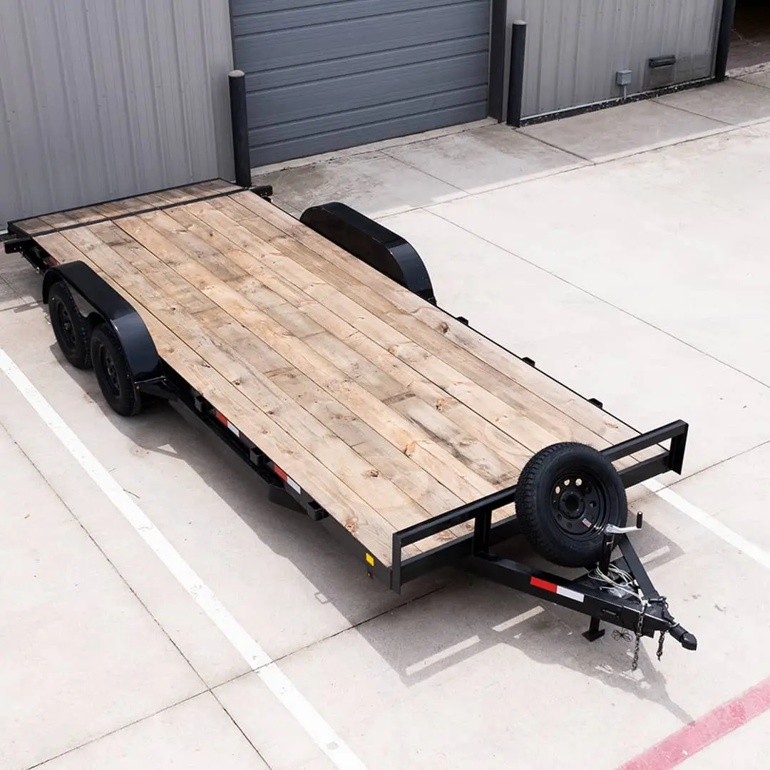 C&M 20-foot car and truck hauler with winch — Hitch Please rental in Krugerville, North Texas